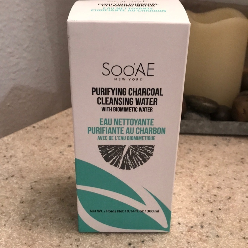 Soo’AE brand purifying charcoal cleansing water- NIB